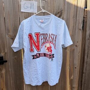 Vintage 1994 Nebraska Cornhuskers Gray T-Shirt